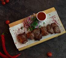 Шашлык из cвинoй шеи от шефа