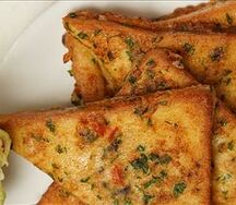 Французский тост с овощами