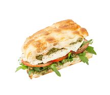Краст-сэндвич с моцареллой и томатами