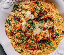 Орзо с морепродуктами