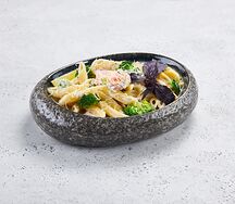 Паста с семгой и брокколи