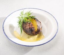 Картофель, запеченный в углях