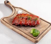 Свиные ребра с соусом BBQ