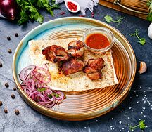Шашлык из cвинoй шейки