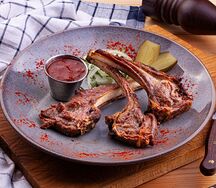 Шашлык из бараньей корейки