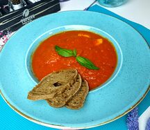 Суп томатный с морепродуктами