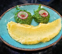 Куриные котлетки с картофельным пюре