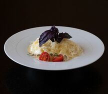 Феттуччине с курицей и грибами