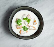 Чкмерули с лососем