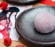 Моти Малиновый мусс с таро