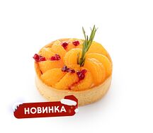 Тарталетка с мандаринами