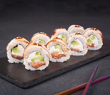 Ролл Канада с лососем