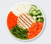 Поке c лососем