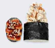 Запеченные суши с угрем