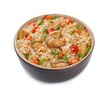 Тяхан с курицей