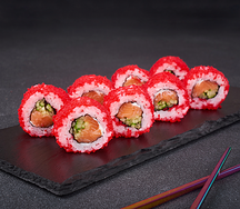 Ролл Калифорния с лосoсем