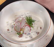 Окрошка на мацони
