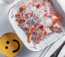 Батат фри с пармезаном