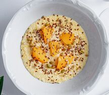 Пшенная каша с хурмой
