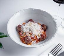 Лингвини с митболами