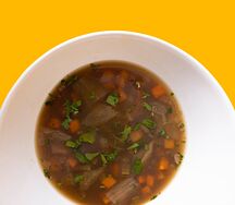Пряный тосканский мясной суп