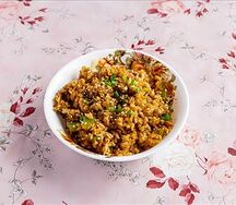 Жареный рис с яйцом