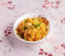 Жареный рис с морепродуктами