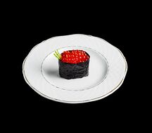 Гункан с красной икрой
