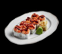 Ролл с креветкой и гребешком