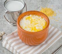 Каша пшенная на молоке