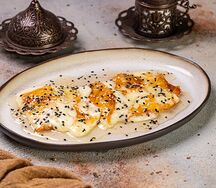 Жареный сыр Халлуми с медом