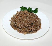 Гречка с грибами