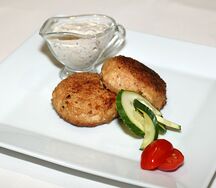 Куриные котлеты со сливочным соусом