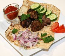 Шашлык из cвинoй шейки