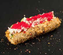 Ролл-дог с крабом