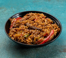 Wok с говядиной острый