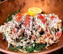 Раки в сметане