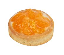 Корзиночка с мандарином и йогуртовым кремом