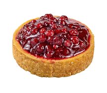 Миндальная корзинка с брусникой