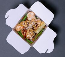 Удон с курицей