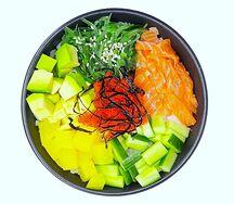 Поке с лососем
