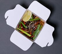 Рисовая лапша с овощами