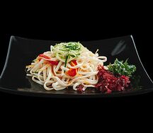 Лапша пшеничная с овощами
