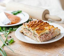 Пирог с лососем