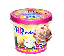 Клубничное отличное мороженое baskin robbins