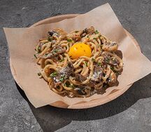 Карбонара Азия с курицей