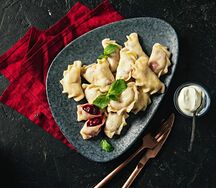 Вареники с вишней замороженные