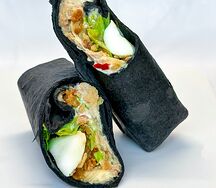 Лаваш с тунцом и криспи луком