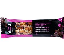 Батончик Soj мед-миндаль-кешью