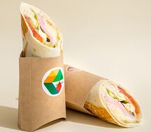 Фреш ролл с ветчиной из индейки и сыром Моцарелла